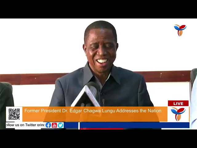 Former President Edgar Chagwa Lungu Addresses the Nation 01.12.23 class=