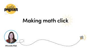 Making math click