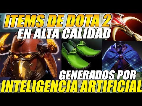 😲ITEMS DE DOTA 2 DE ALTA CALIDAD GENERADOS POR UNA INTELIGENCIA ARTIFICIAL😲 #dota2