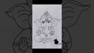 How to draw Lord Ganesha #viral #art #drawing #ganesh #shorts #god #ganpati #ganpatibappa