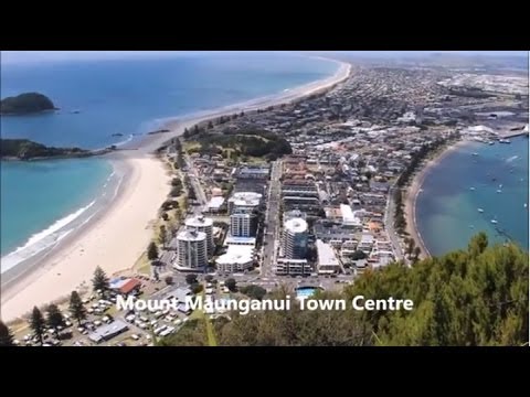 Walk to the summit of Mount Maunganui, Bay of Plenty, New Zealand