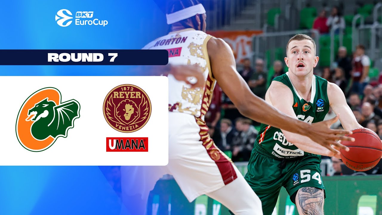 Cedevita Olimpija Ljubljana - Umana Reyer Venice | Round 7 | EuroCup Basketball 2025-26