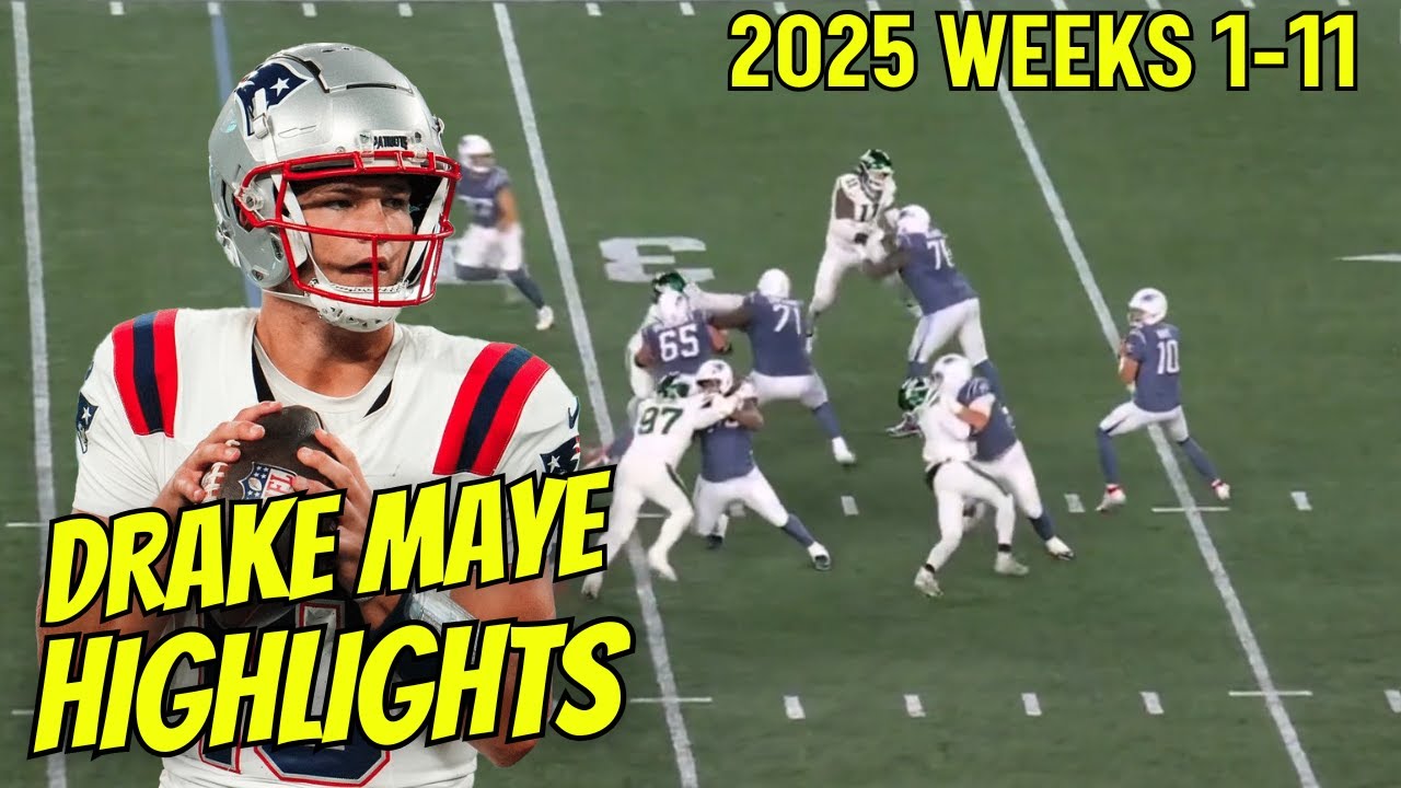 Drake Maye Passing Highlights Weeks 1-11 | 2025 NFL Season