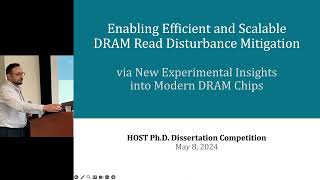 Blinded PhD Thesis Summary, Live at HOST 2024 PhD Dissertation Competition