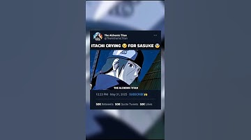 Itachi Crying 😢 for sasuke 😰 #naruto #narutoshippuden #sasuke #itachi