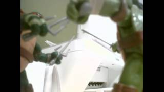 TMNT Stopmotion Test: Leonardo & Raphael