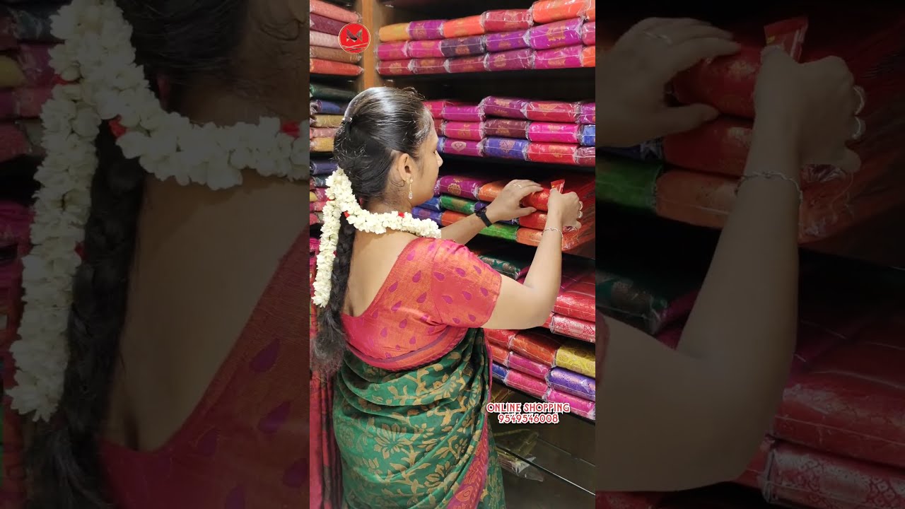  trending  saree  matching  online  shopping 9549546008  available At mandhiriSilkspalani