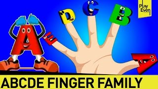 Abcde Finger Family Rhymes For Nursery- Kids Learning Videos Finger Family Kids