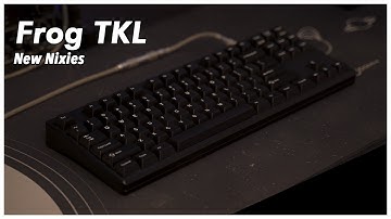 Frog TKL with New Nixies | Typing Test