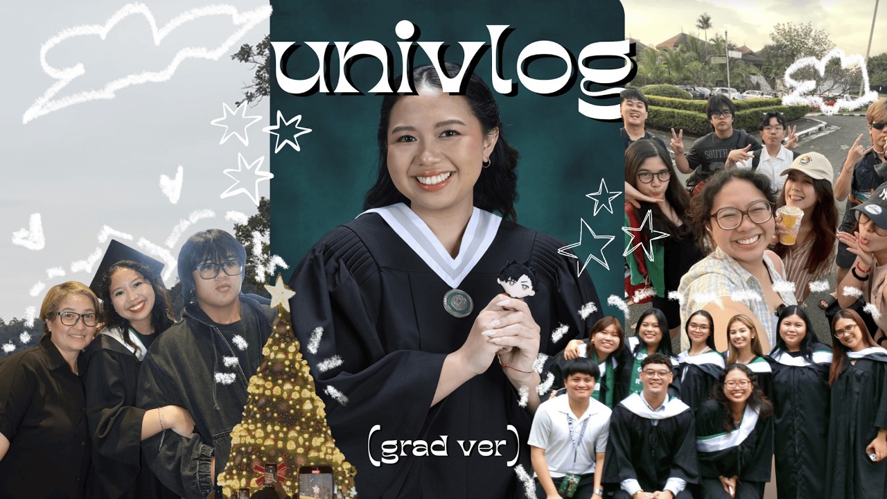 🎓 uni diaries: Thesis defending, traveling, lots of food, Graduating College  ♡