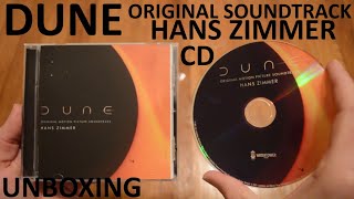 Unboxing Dune Original Motion Picture Soundtrack Cd By Hans Zimmer