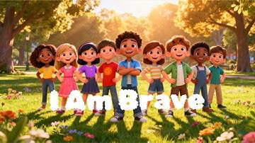 I Am Brave, I Am Kind 🌈 | Positive Affirmations Song for Kids | Kids Confidence & Kindness Song
