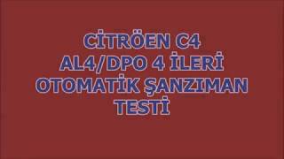 Citröen C4 otomatik şanzıman tamiri ve testi ATCO - AL4/DPO 4 ileri by ATCO Otomatik Şanzıman Merkezi 1,315 views 5 years ago 2 minutes, 9 seconds