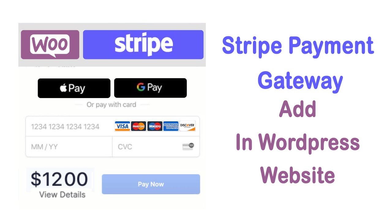 How To add Stripe Payment Gateway In Wordpress Website | Integrate ...