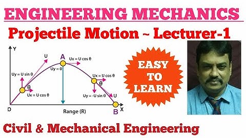 Projectile Motion Solution | Engineering mechanics | Civil & Mechanical Engineering