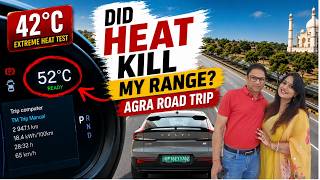 42°C EV Test to Agra! Old Highway vs Yamuna Expressway | Shocking Results!