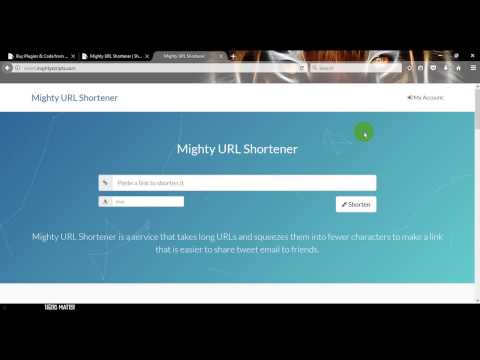 Mighty URL Shortener Short URL Script