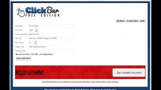ClickBar FREE short tutorial