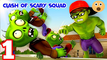 clash of scary squad gameplay walkthrough PART-1 (ANDROID, IOS)