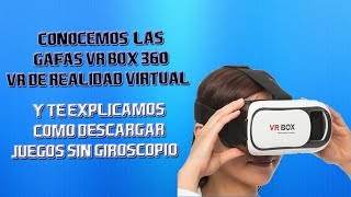 Gafas VR Box 360 VR de realidad virtual y como descargar juegos sin giroscopio screenshot 1