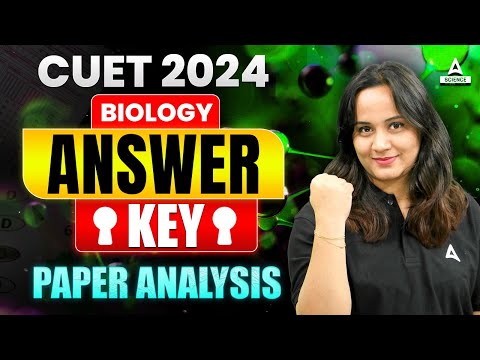 Cuet 2024 Biology l Answer Key Complete Paper Analysis by shakshi maam