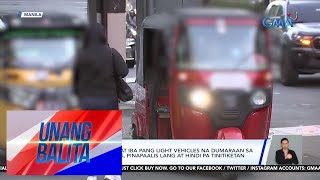 Mga e-trike, e-bike, at iba pang light vehicles na dumaraan sa NCR national roads,... | Unang Balita