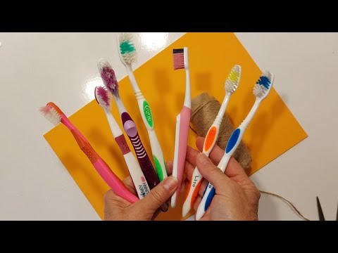 Что можно сделать из старых зубных щеток СТАРЫЕ ЗУБНЫЕ ЩЁТКИ - СОКРОВИЩЕ! ВЫ БУДЕТЕ ПРОСИТЬ ВСЕХ ЗНАКОМЫХ ОТДАВАТЬ ВАМ ЗУ