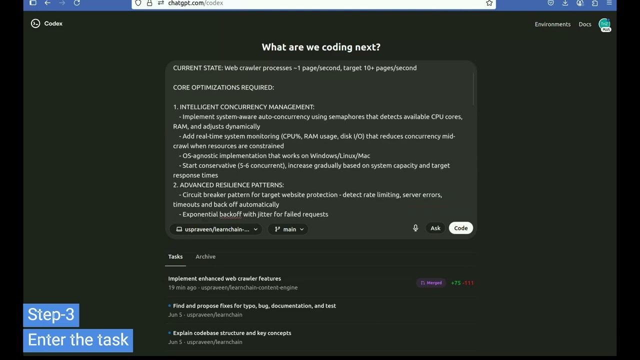 Boosting a Web Crawler 45x with OpenAI Codex | AI-Powered Dev Workflow for Learnchain