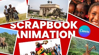 How to Design a Scrapbook Animation in Canva - Advanced Canva Tutorial