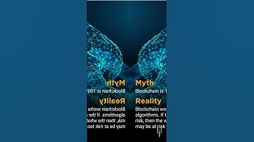 Top 5 Myth vs Reality in Blockchain | Blockchain Myths & Realities |Blockchain|#Shorts |Simplilearn