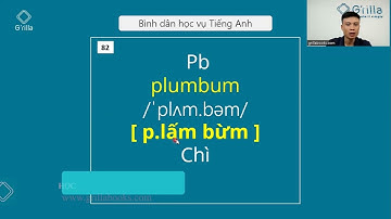 Cách đọc nguyên tố hóa học bằng tiếng Anh #82 Pb - Plumbum