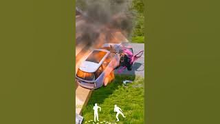 Mobil vs Stairs_2 #dj #djremix #djviral #automobile #beamngdrive #simulator