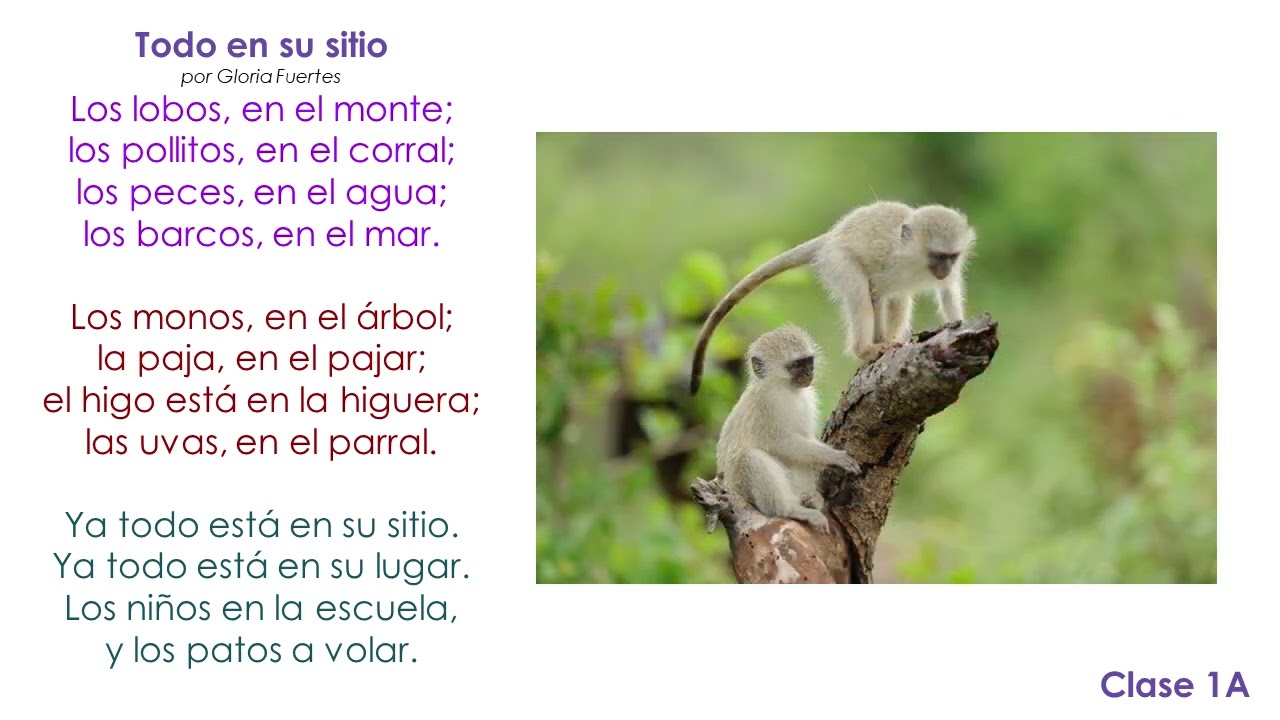 Todo en su sitio - Gloria Fuertes - YouTube