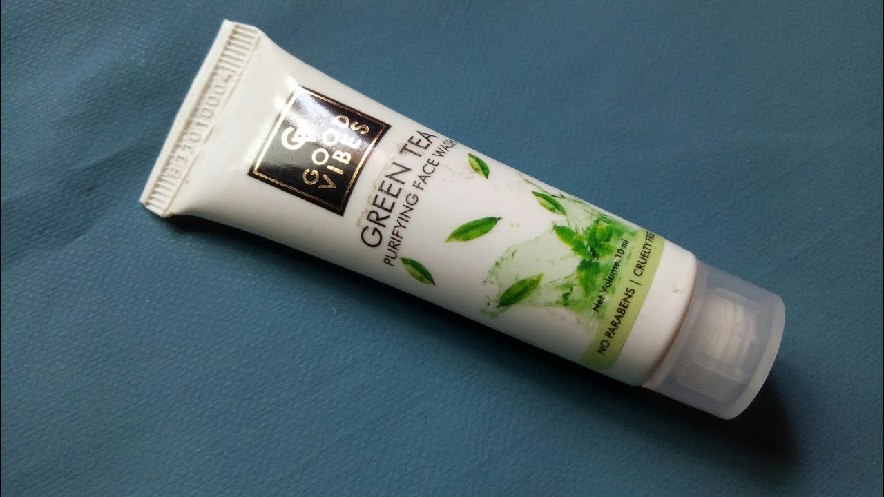 Good Vibes Green Tea Purifying Facewash ReviewGood Vibes Facewash