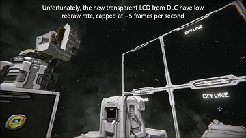 Space Engineers - programming transparent LCD HUD projection