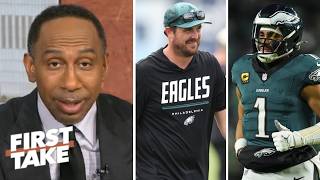 FIRST TAKE | A championship doesn't make Jalen Hurts untouchable! – Stephen A. defends Eagles' QB