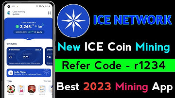 Ice Decentralise Feature Network Mining | Mine Ice Coin | Best Mining App 2023 | Full Details 😘