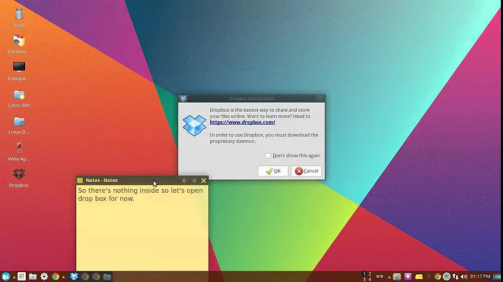 How to install Dropbox 3.8.8 properly for my Xubuntu 14.04.1