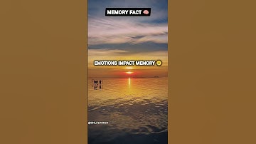 💭 How Emotions Shape Your Memories! #shortsfeed  #shorts #factsshorts #viralvideo #trending #short