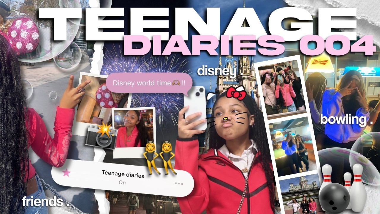 TEENAGE DIARIES 004💝 ★ Disney land, bowling, galentines ★