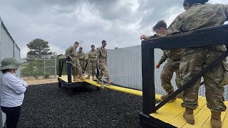 WRHS JROTC JCLC Alpha Platoon Leadership Reaction Course (LRC) Camp SLO March 31. 2026