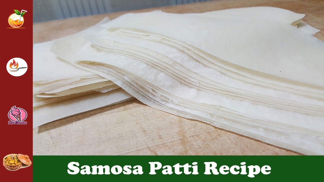 Paper Thin Samosa Patti Recipe | How to Make Perfect Samosa Sheets at Home
