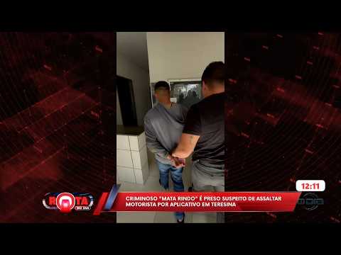 Criminoso "mata rindo" é preso suspeito de assaltar motorista por aplicativo em Teresina 19 06 2026