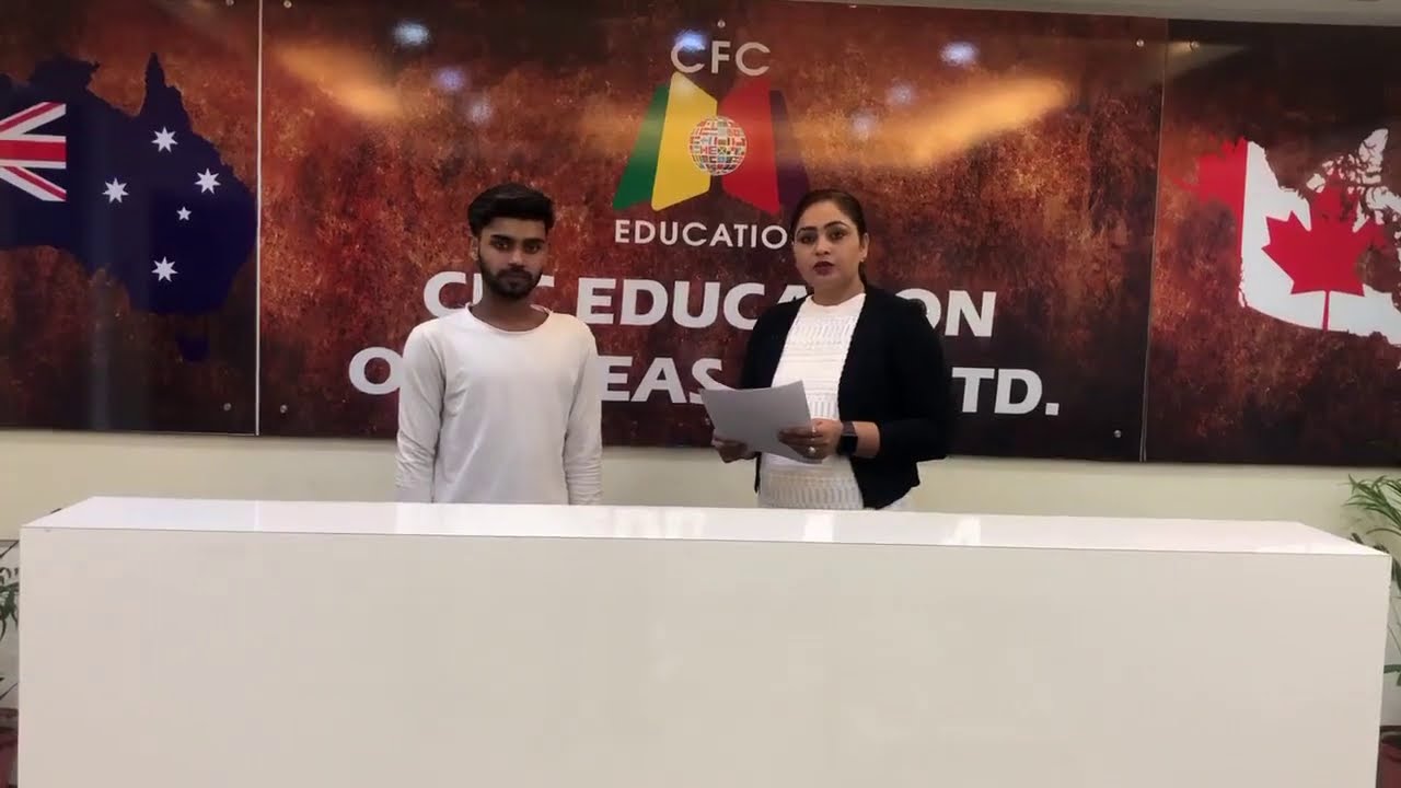 CFC EDUCATION | SUCESS STORY | AUSTRALIA STUDY VISA | WITH 5.5 BANDS | CFCMOHALI |