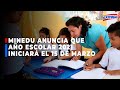 🔴🔵  Minedu anuncia que año escolar 2021 iniciará el 15 de marzo