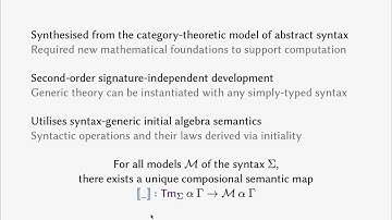 Formal Metatheory of Second-Order Abstract Syntax (Teaser)