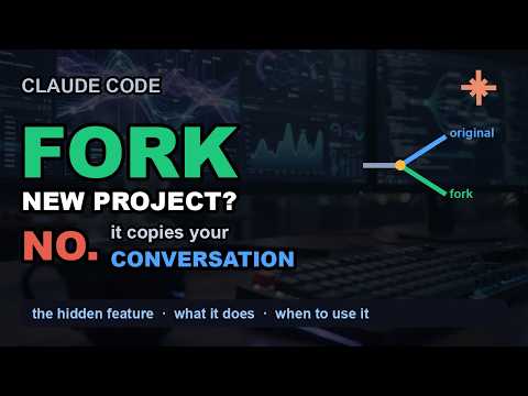 Claude Code FORK Explained | Does It Create a New Project? (Hidden Feature)