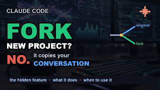 Claude Code FORK Explained | Does It Create a New Project (Hidden Feature)