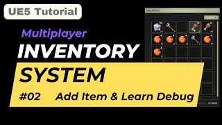 UE 5 Inventory System #02 Add Item to replicated Inventory