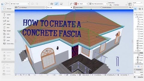 Archicad tips: HOW TO CREATE A CONCRETE FASCIA__1.